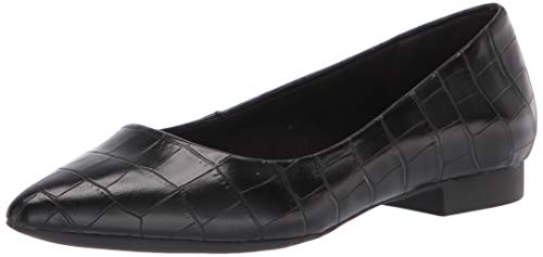 Bella Vita Damen Vivien Pumps, Schwarz/Kroko-Design, 43 EU von Bella Vita