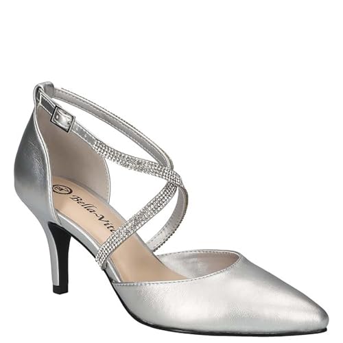 Bella Vita Damen Zabella Pumps, Silber, 38.5 EU Bella Vita Damen Zabella Pumps, Silber, 38.5 EU von Bella Vita