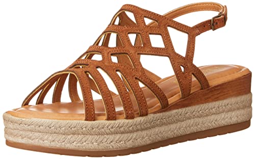 Bella Vita Made in Italy Women's Zip-Italy Platform Sandal Flat, Whiskey Leather, 6 Bella Vita Made in Italy Women's Zip-Italy Platform Sandal Flat, Whiskey Leather, 6 von Bella Vita