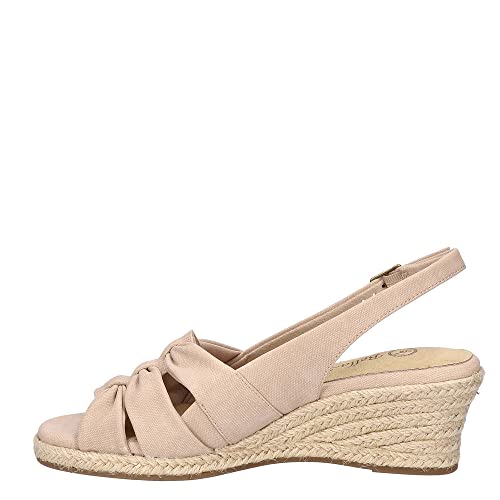 Bella Vita Women's Cheerful Wedge Sandal, Natural Linen Print, 10 X-Wide von Bella Vita