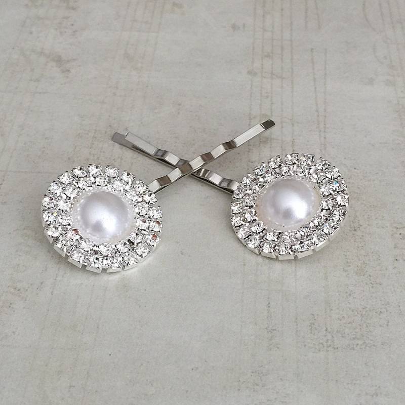 Perle Haar Pins, Bobby Strass Braut Haarspangen, Haarpins Perle Haar Pins, Bobby Strass Braut Haarspangen, Haarpins von BellaBoutiqueCrafts