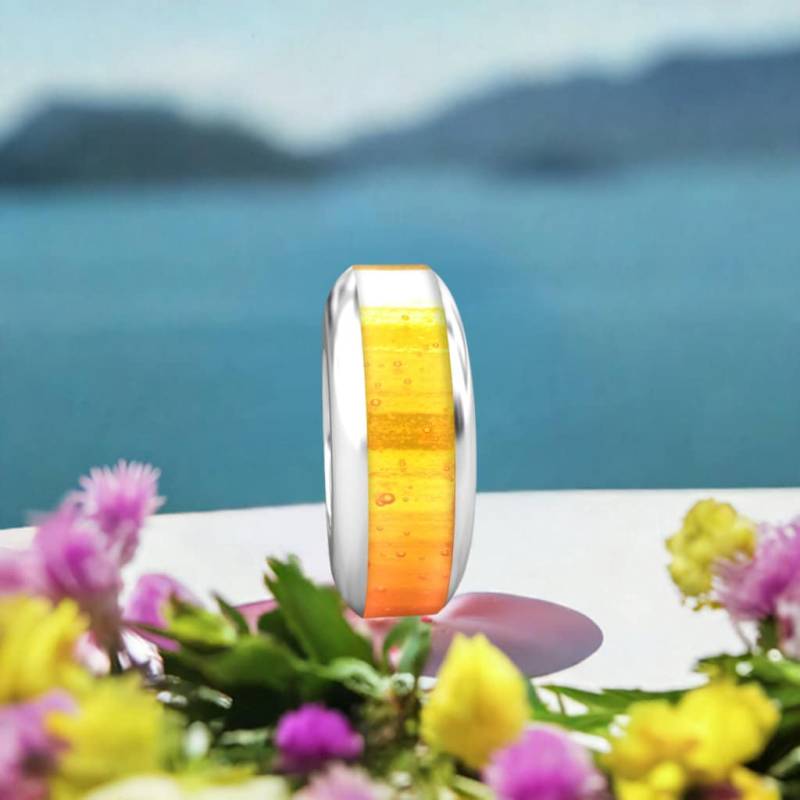 Honig-Topas Transluzent Spacer Sterling Silber Charm - Passend Für Pandora von BellaFasciniBeads