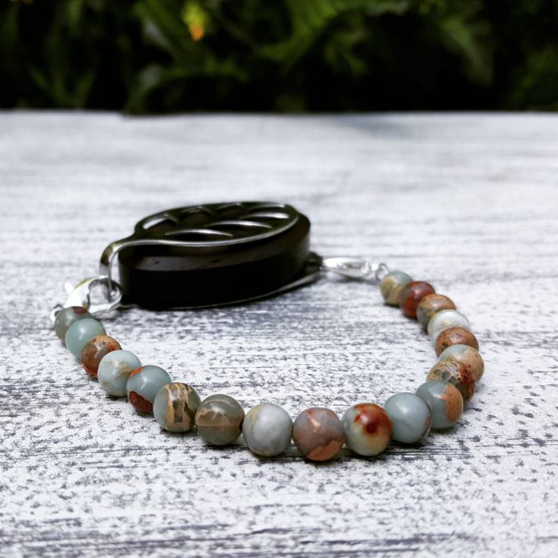 Erde Jaspis Armband | Handgefertigter Wellness Schmuck Für Bellabeat Leaf Bella Blatt Co Erde Jaspis Armband | Handgefertigter Wellness Schmuck Für Bellabeat Leaf Bella Blatt Co von BellaLeafCo