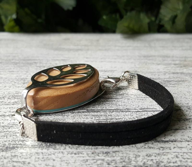 Faux-Velours-Armband Schwarz | Handgefertigter Wellness Schmuck Für Bellabeat Leaf Bella Blatt Co Faux-Velours-Armband Schwarz | Handgefertigter Wellness Schmuck Für Bellabeat Leaf Bella Blatt Co von BellaLeafCo