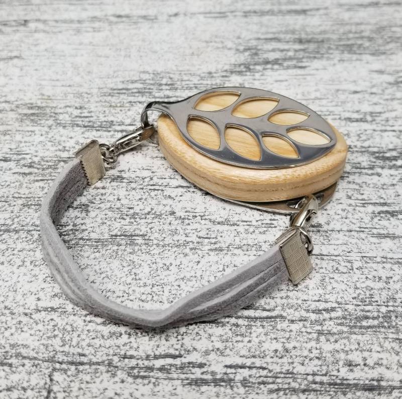 Hafen Grau Wildleder Armband | Handgefertigter Wellness Schmuck Für Bellabeat Leaf Bella Blatt Co Hafen Grau Wildleder Armband | Handgefertigter Wellness Schmuck Für Bellabeat Leaf Bella Blatt Co von BellaLeafCo