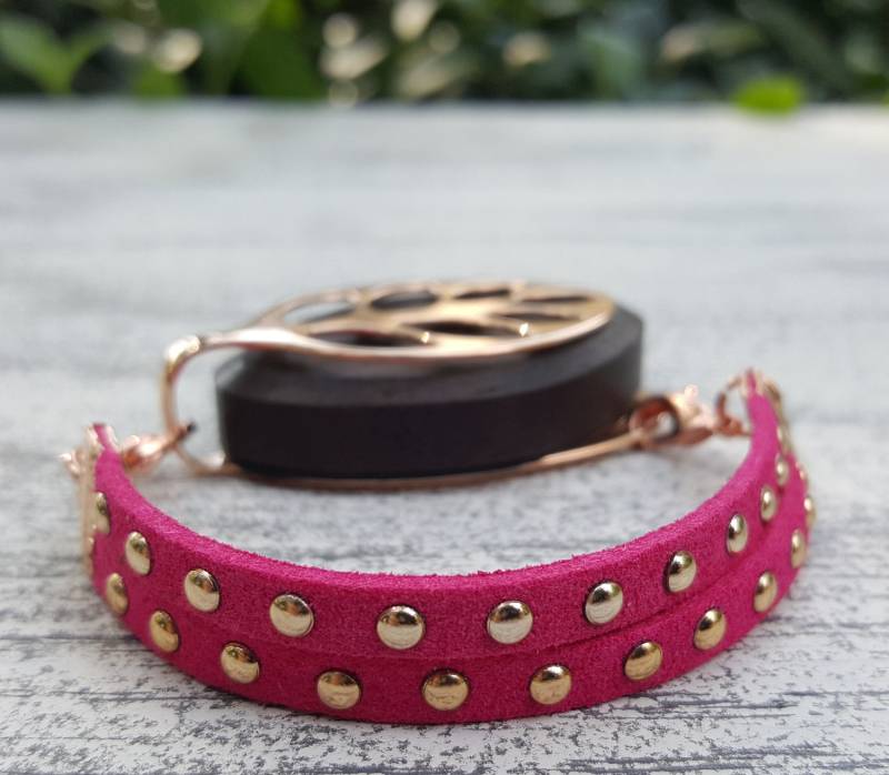 Himbeerfarbenes Wildlederimitat Armband | Handgefertigter Wellness Schmuck Für Bellabeat Leaf Bella Blatt Co Himbeerfarbenes Wildlederimitat Armband | Handgefertigter Wellness Schmuck Für Bellabeat Leaf Bella Blatt Co von BellaLeafCo