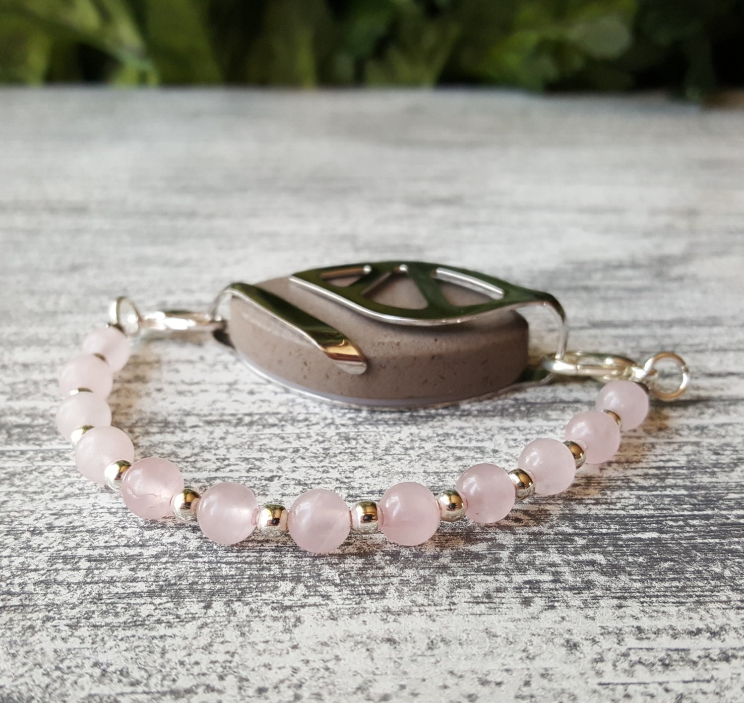 Hübsches Armband in Pink | Rosenquarz Wellness Schmuck Für Bellabeat Blatt Bella Co Hübsches Armband in Pink | Rosenquarz Wellness Schmuck Für Bellabeat Blatt Bella Co von BellaLeafCo