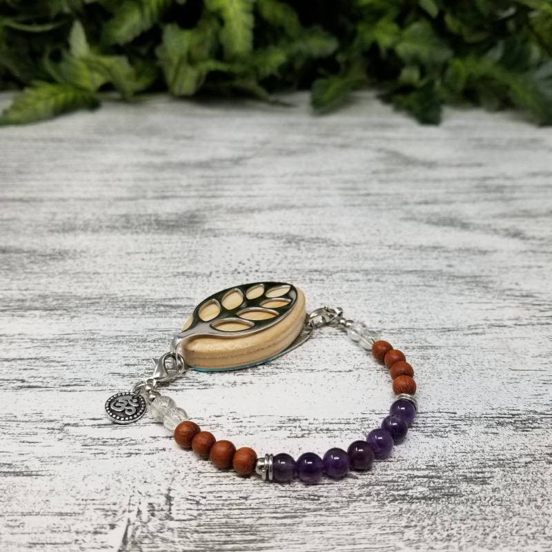Kronenchakra Mala Armband | Handgefertigter Wellness Schmuck Für Bellabeat Leaf Bella Blatt Co Kronenchakra Mala Armband | Handgefertigter Wellness Schmuck Für Bellabeat Leaf Bella Blatt Co von BellaLeafCo