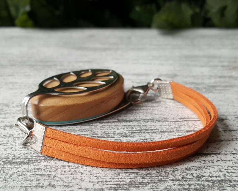 Kürbis Armband Aus Wildlederimitat | Handgefertigter Wellness Schmuck Für Bellabeat Leaf Bella Blatt Co Kürbis Armband Aus Wildlederimitat | Handgefertigter Wellness Schmuck Für Bellabeat Leaf Bella Blatt Co von BellaLeafCo