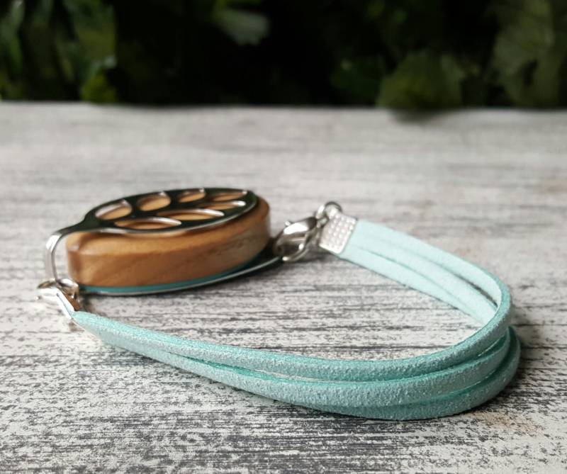 Minze Kunst-Velours-Armband | Handgefertigter Wellness Schmuck Für Bellabeat Leaf Bella Blatt Co Minze Kunst-Velours-Armband | Handgefertigter Wellness Schmuck Für Bellabeat Leaf Bella Blatt Co von BellaLeafCo