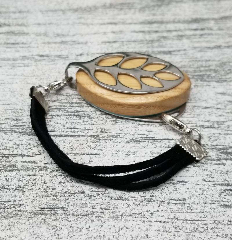 Raben Wildleder Armband | Handgefertigter Wellness Schmuck Für Bellabeat Leaf Bella Blatt Co Raben Wildleder Armband | Handgefertigter Wellness Schmuck Für Bellabeat Leaf Bella Blatt Co von BellaLeafCo