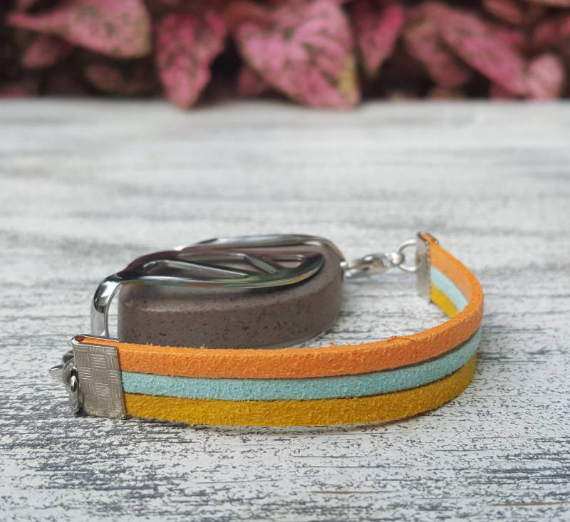 Sorbet Armband Aus Wildlederimitat | Handgefertigter Wellness Schmuck Für Bellabeat Leaf Bella Blatt Co Sorbet Armband Aus Wildlederimitat | Handgefertigter Wellness Schmuck Für Bellabeat Leaf Bella Blatt Co von BellaLeafCo