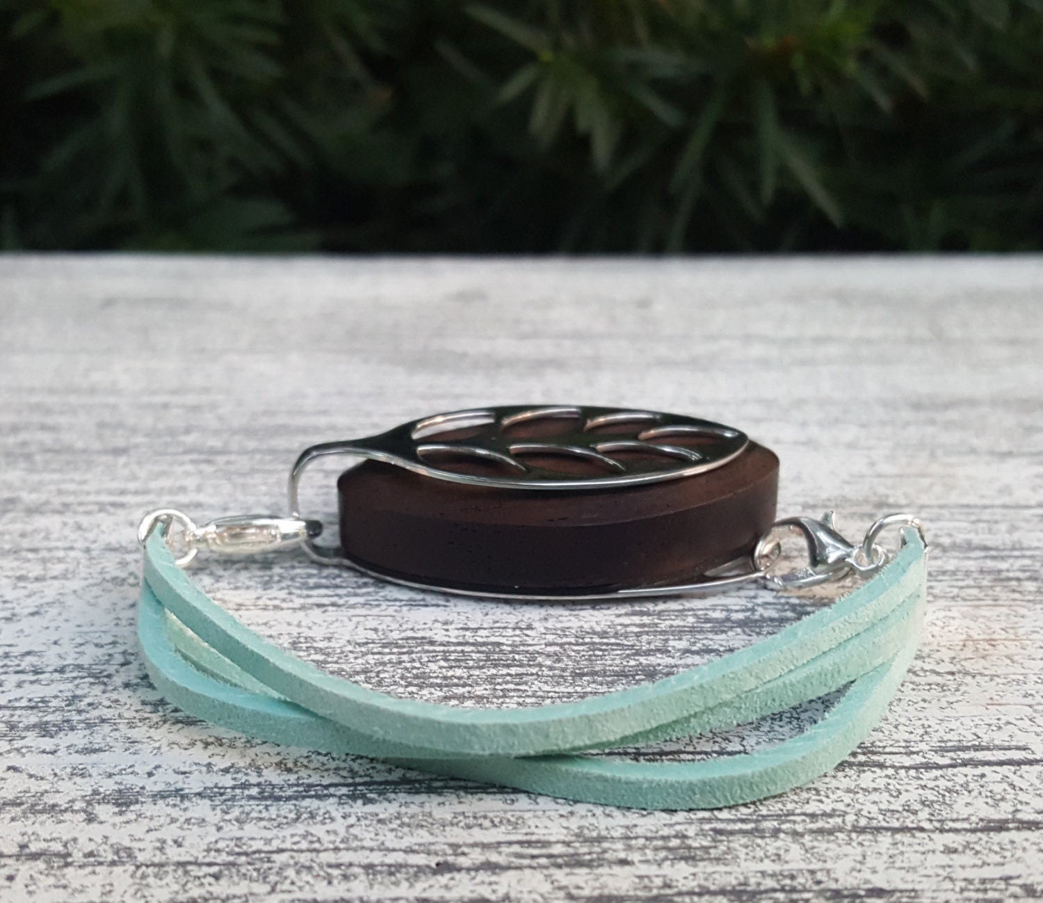 Türkis Wildleder Armband | Handgefertigter Wellness Schmuck Für Bellabeat Leaf Bella Blatt Co Türkis Wildleder Armband | Handgefertigter Wellness Schmuck Für Bellabeat Leaf Bella Blatt Co von BellaLeafCo