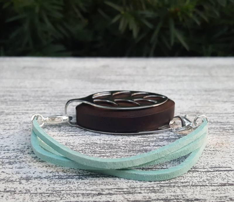 Türkis Wildleder Armband | Handgefertigter Wellness Schmuck Für Bellabeat Leaf Bella Blatt Co Türkis Wildleder Armband | Handgefertigter Wellness Schmuck Für Bellabeat Leaf Bella Blatt Co von BellaLeafCo
