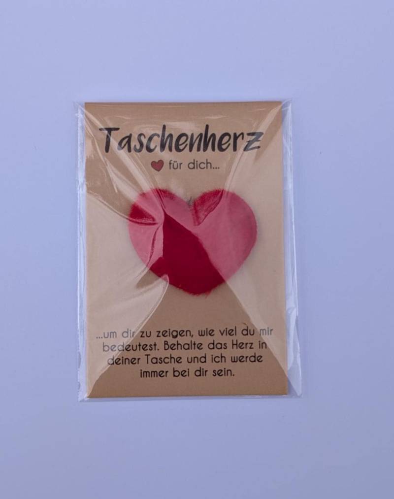 Glücksbringer Andenken Geschenk Talisman Mitbringsel Abschiedsgeschenk Kindergarten Schule Trostspender Umzug Herz von BellaLunaStueble