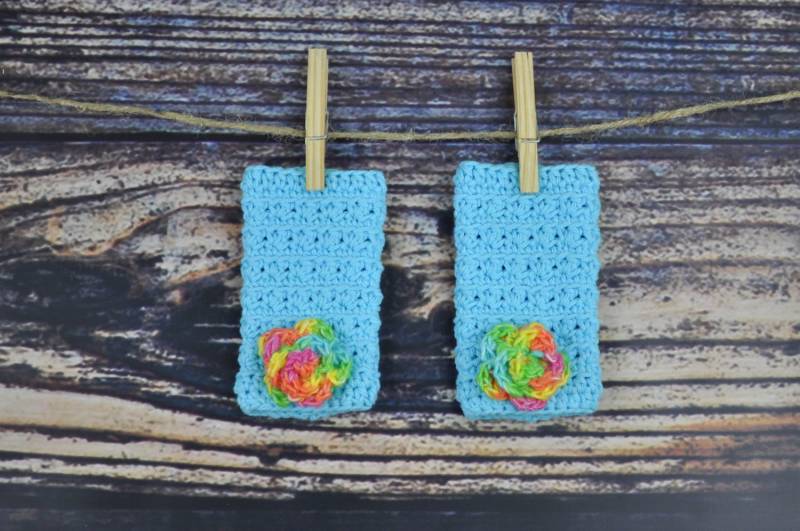 stulpen - Baby Blau Blume stulpen - Baby Blau Blume von BellaNBooDesigns