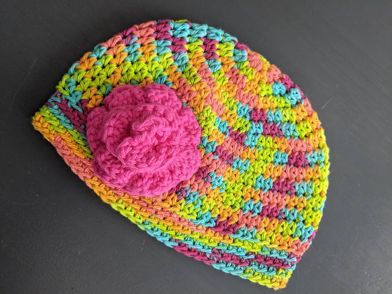 Hut - Kind Pink Blume Hut - Kind Pink Blume von BellaNBooDesigns