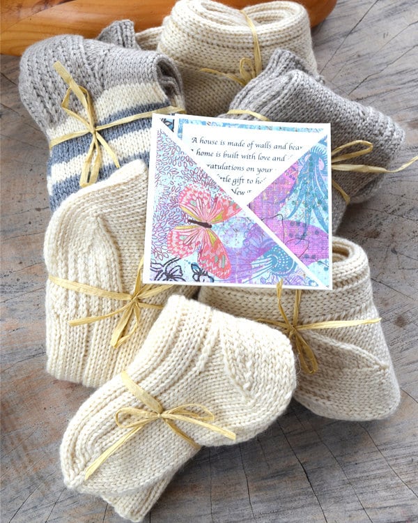 Handgestrickte Socken Mix & Match Bundle, Personalisierte Karte Handgestrickte Socken Mix & Match Bundle, Personalisierte Karte von Bellada