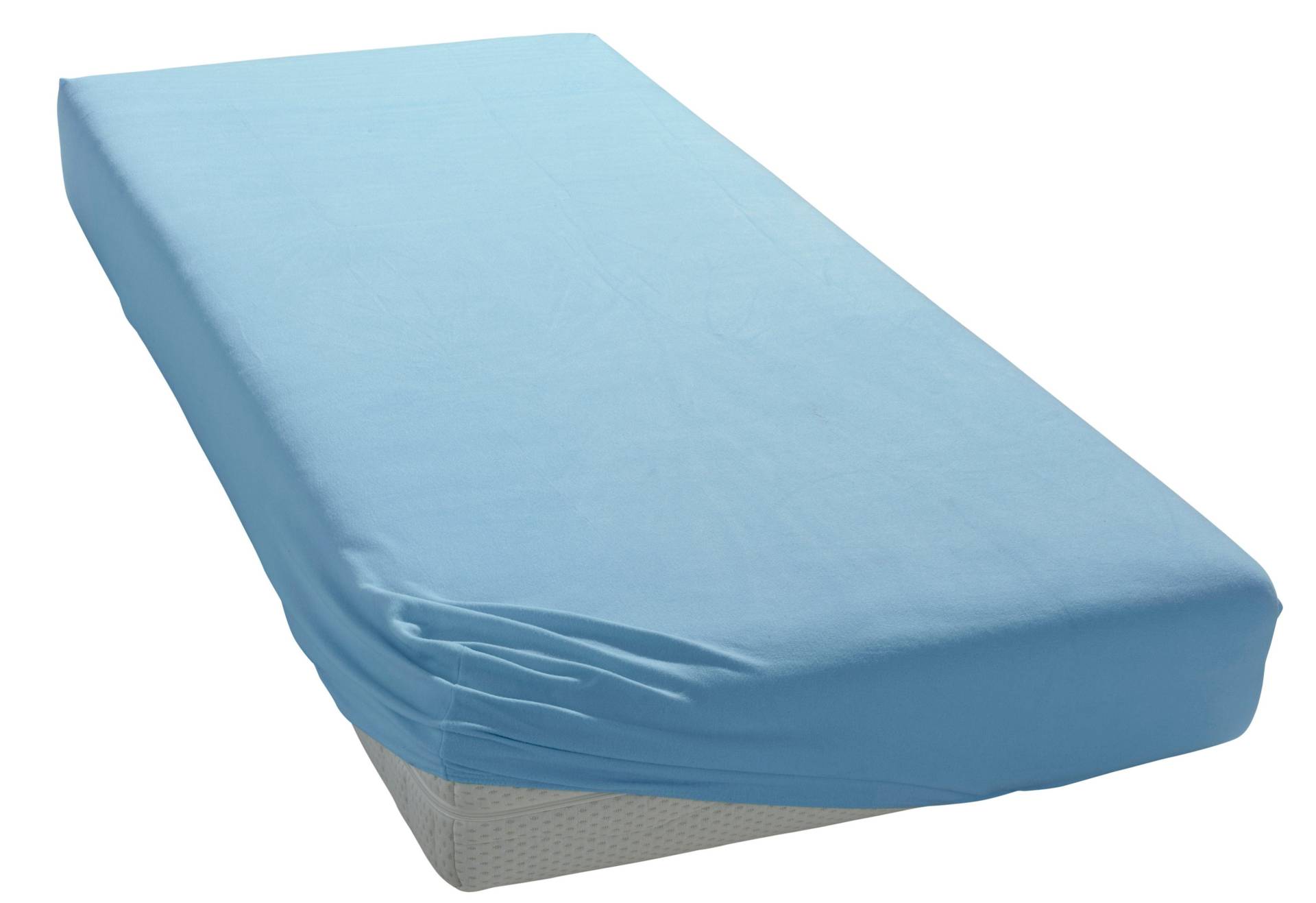 bellana Spannbettlaken "Jersey-Elasthan Aqua in Gr. 90x200, 140x200 oder 180x200 cm" von Bellana