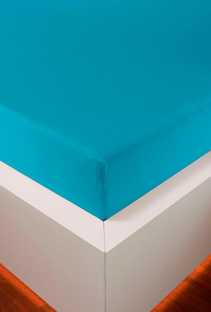 bellana Spannbettlaken "Jersey-Elasthan Aqua in Gr. 90x200, 140x200 oder 180x200 cm" von Bellana