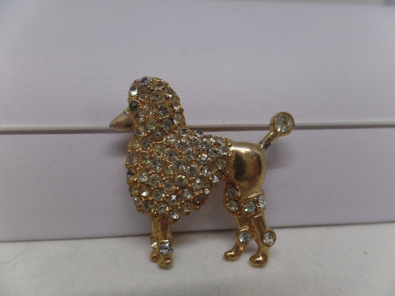 Atemberaubende Ernest Steiner Signiert Vintage Strass Poodlel Brosche Atemberaubende Ernest Steiner Signiert Vintage Strass Poodlel Brosche von BellarosaUS