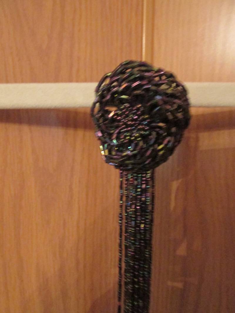 Wunderschöne Vintage 60" Schillernden Karneval Glas Multistrand Flapper Halskette von BellarosaUS