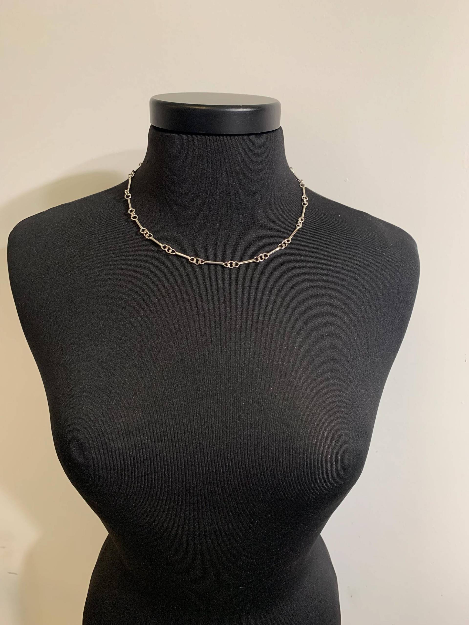 Bar-Link-Halskette Bar-Link-Halskette von BellasSterlingSilver
