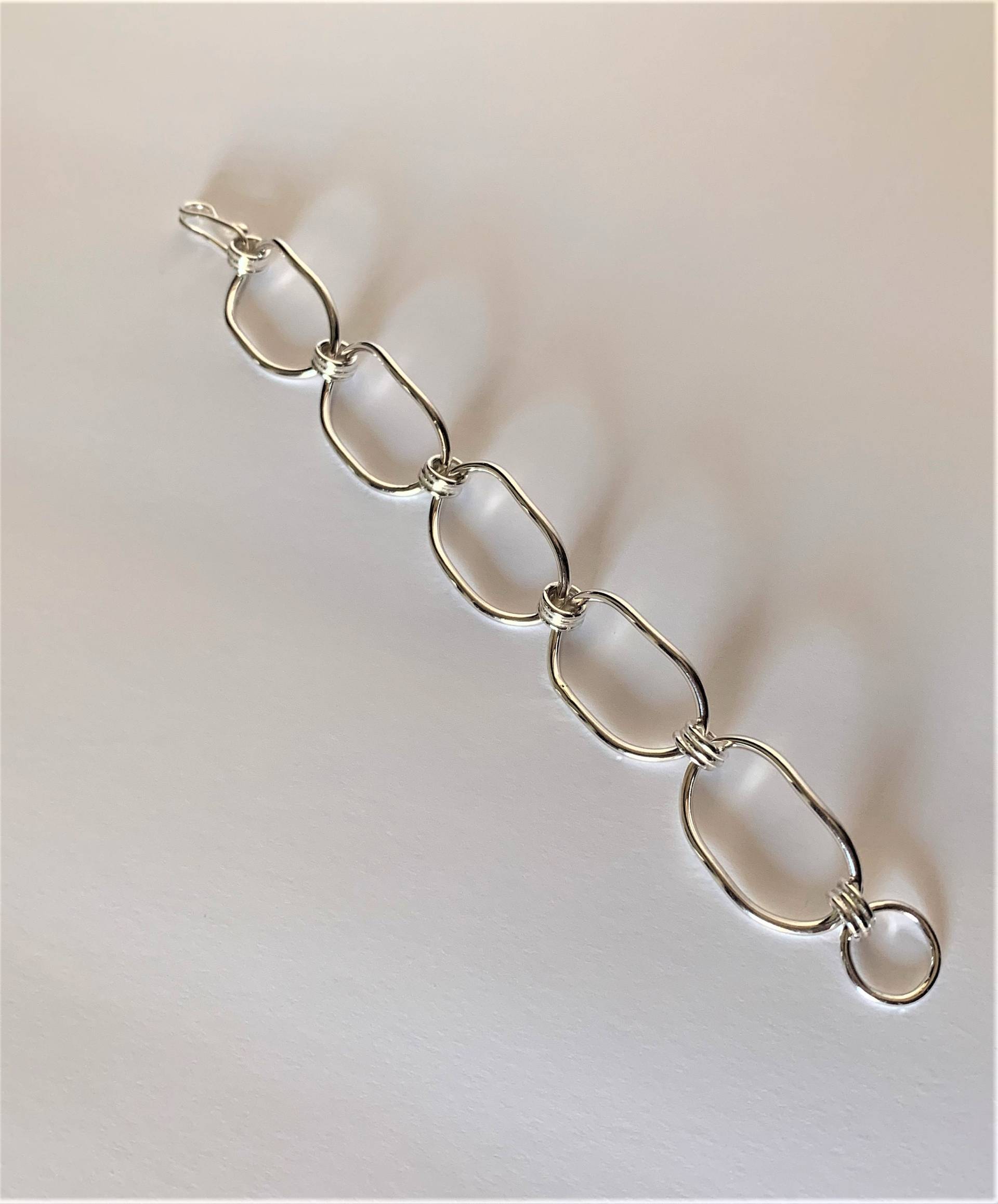 Bellas Sterling Loop Link Armband Bellas Sterling Loop Link Armband von BellasSterlingSilver