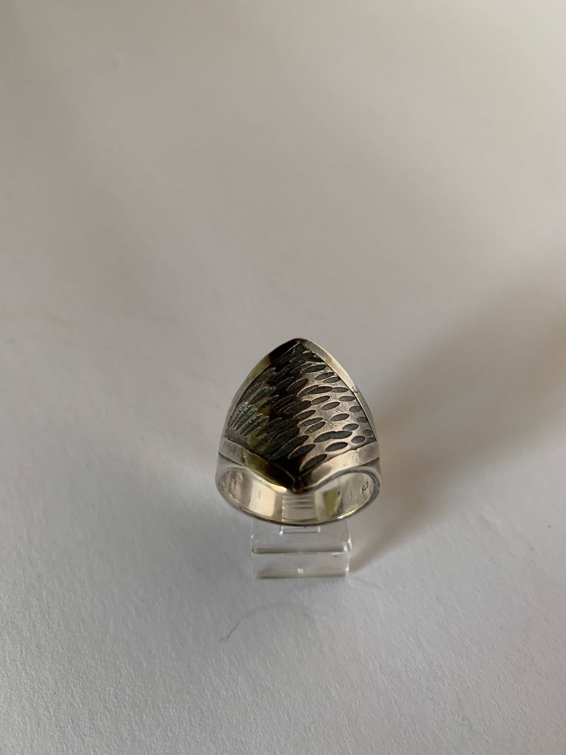 sterling Silber Schild Ring sterling Silber Schild Ring von BellasSterlingSilver
