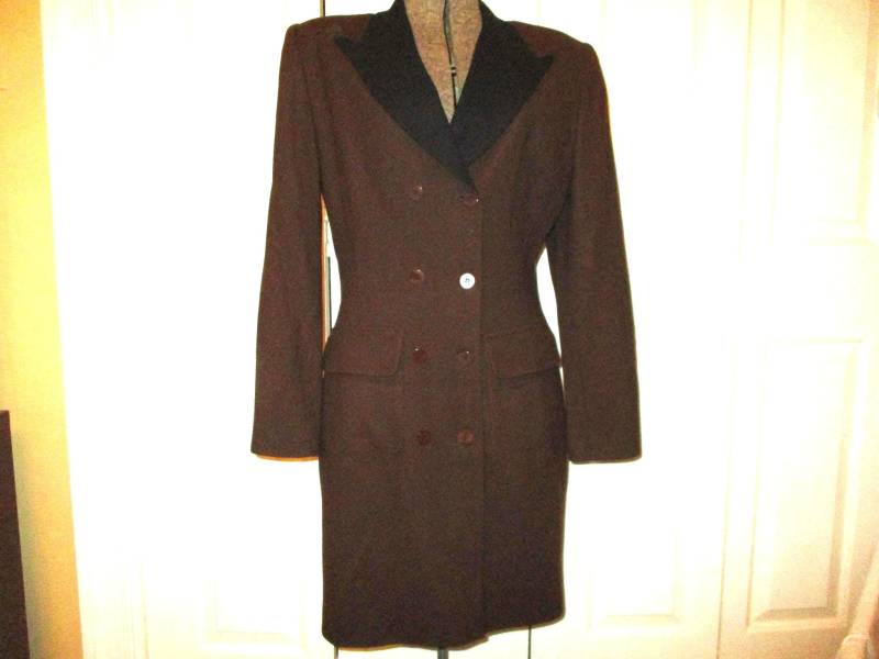 Langer Blazer/Jacke Aus Wolle Von Vantana Italy von BellasTreasureTrove