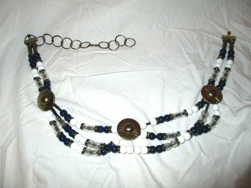 Vintage Perlen-Concho-Gürtel von BellasTreasureTrove