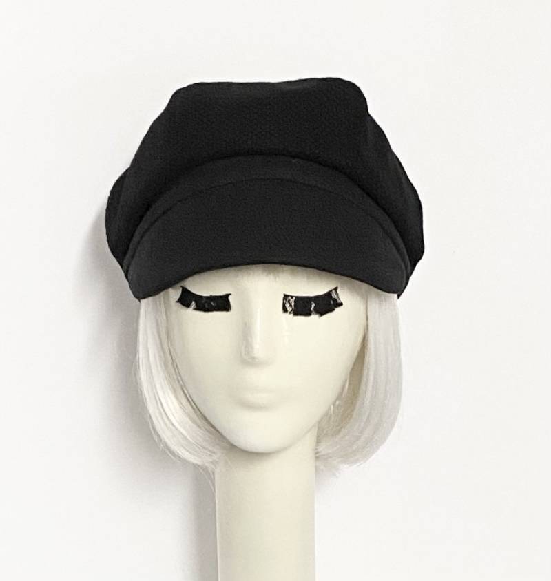 Schiebermütze Aus Wolle in Schwarz von Bellastarrhats