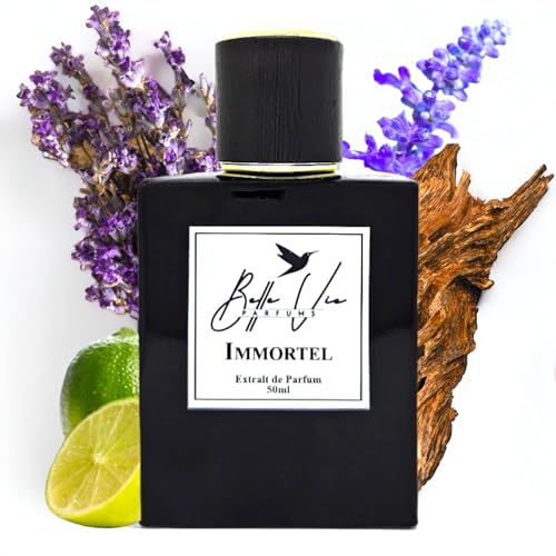 IMMORTEL | Belle Vie Parfums | 50ml | sinnliches Herrenparfüm mit Ambroxan und Vetiver | sommerlicher Herrenduft | Extrait de Parfum | extra stark und langanhaltend von Belle Vie Parfums