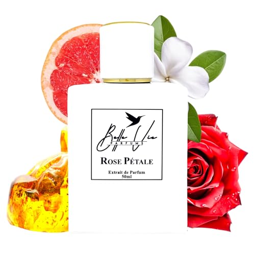 Rosé Petale | Belle Vie Parfums | 50ml | sinnliches Damenparfüm mit Rosen, Jasmin und oudy | sommerlicher Damenduft | Extrait de Parfum | extra stark und langanhalten von Belle Vie Parfums