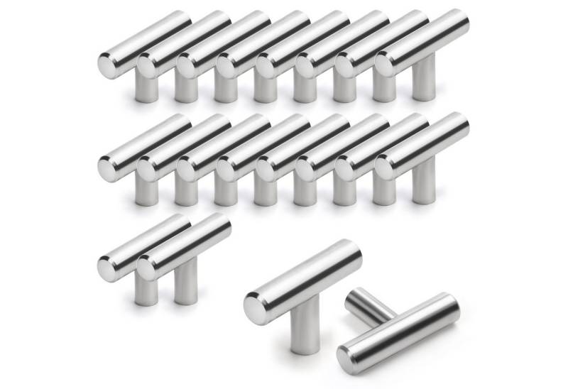 Belle Vous Haltegriff 20er Set Griffe für Küchenschränke - Gebürstetes Nickel von Belle Vous