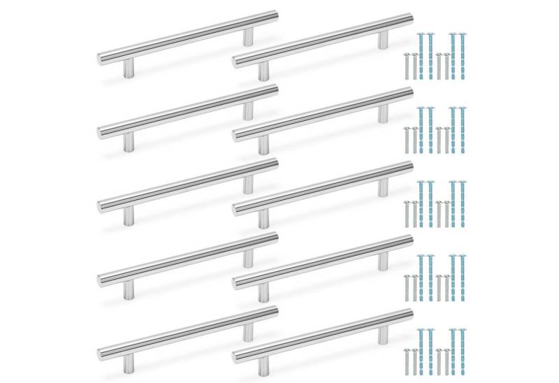 Belle Vous Haltegriff BELLE VOUS 10er Set Edelstahl Schrankgriffe - 128 mm x 190 mm - von Belle Vous