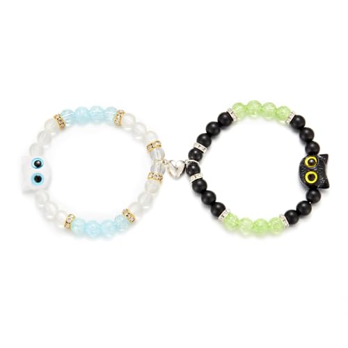 BelleFlair Cute Anime Freundschaftsarmbänder Und Partner Armbänder, Matching Bracelets Für Paare, Beste Freunde, Friendship Braceletbff Armbänder Geschenke Für 2, von BelleFlair