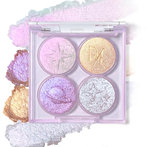 BelleFlair Lidschatten Palette Glitzer mit Holographic Duochrome Metallic Shimmer, Cremiger Chamäleon Farbwechsel Liedschatten für Schillerndes Augen Makeup BelleFlair Lidschatten Palette Glitzer mit Holographic Duochrome Metallic Shimmer, Cremiger Chamäleon Farbwechsel Liedschatten für Schillerndes Augen Makeup von BelleFlair