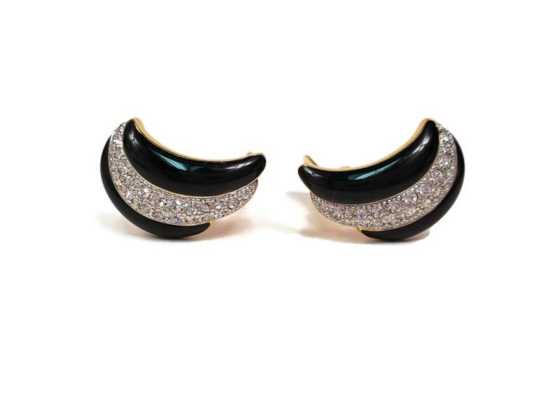 Vintage Signierte Soleil Crescent Wave Ohrclips Vintage Signierte Soleil Crescent Wave Ohrclips von BelleHeleneDetroit