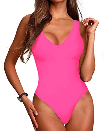 BelleLovin Damen U-Ausschnitt Bodys Ärmellos Tank Top Jumpsuits - - X-Large von BelleLovin