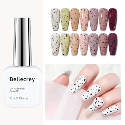 1 Flasche Eierschale UV Nagellack Gel Gellack UV Gel Nail Polish,UV Lacke für Nägel Gel Nagellack UV,Gelnagellack für UV Lampe Nagelkunst von Bellecrey