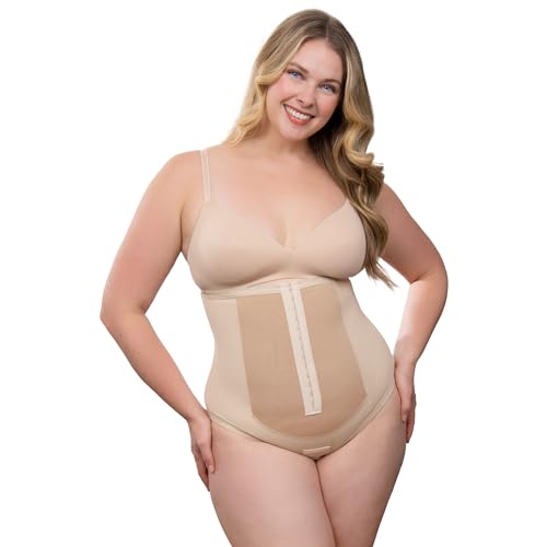 Bellefit Cheekster Kompressions-Korsett nach der Geburt, freche Shapewear - Beige - Groß von Bellefit