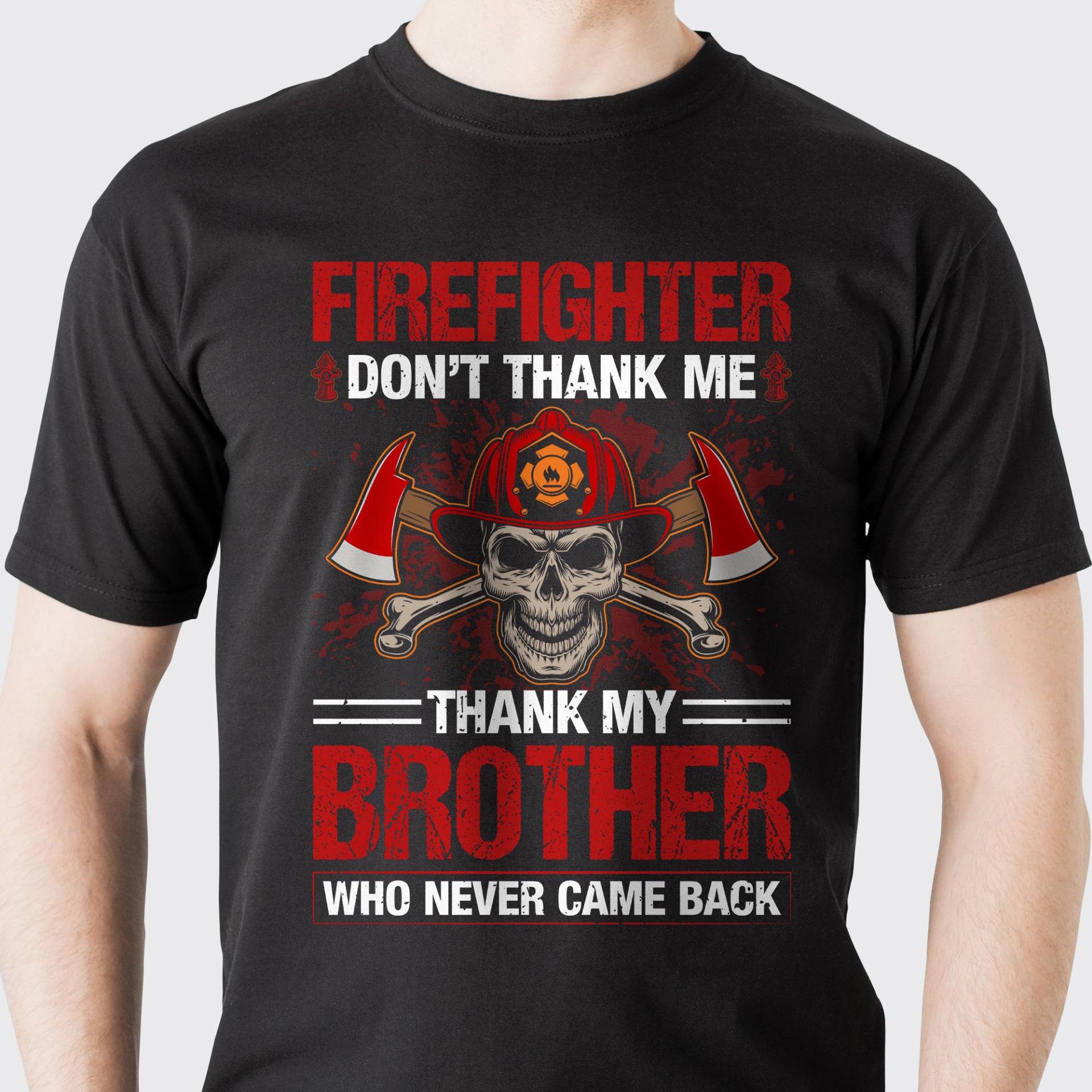 Feuerwehr T-Shirt, T-Shirt Für Männer, Feuerwehrmann Geschenk Ihn, Geschenk, Shirts von Bellezaalux