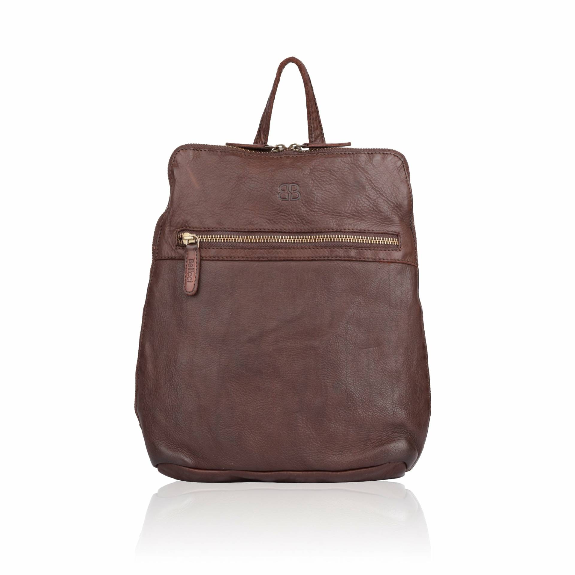 Cityrucksack Cheyenne Braun von Bellicci