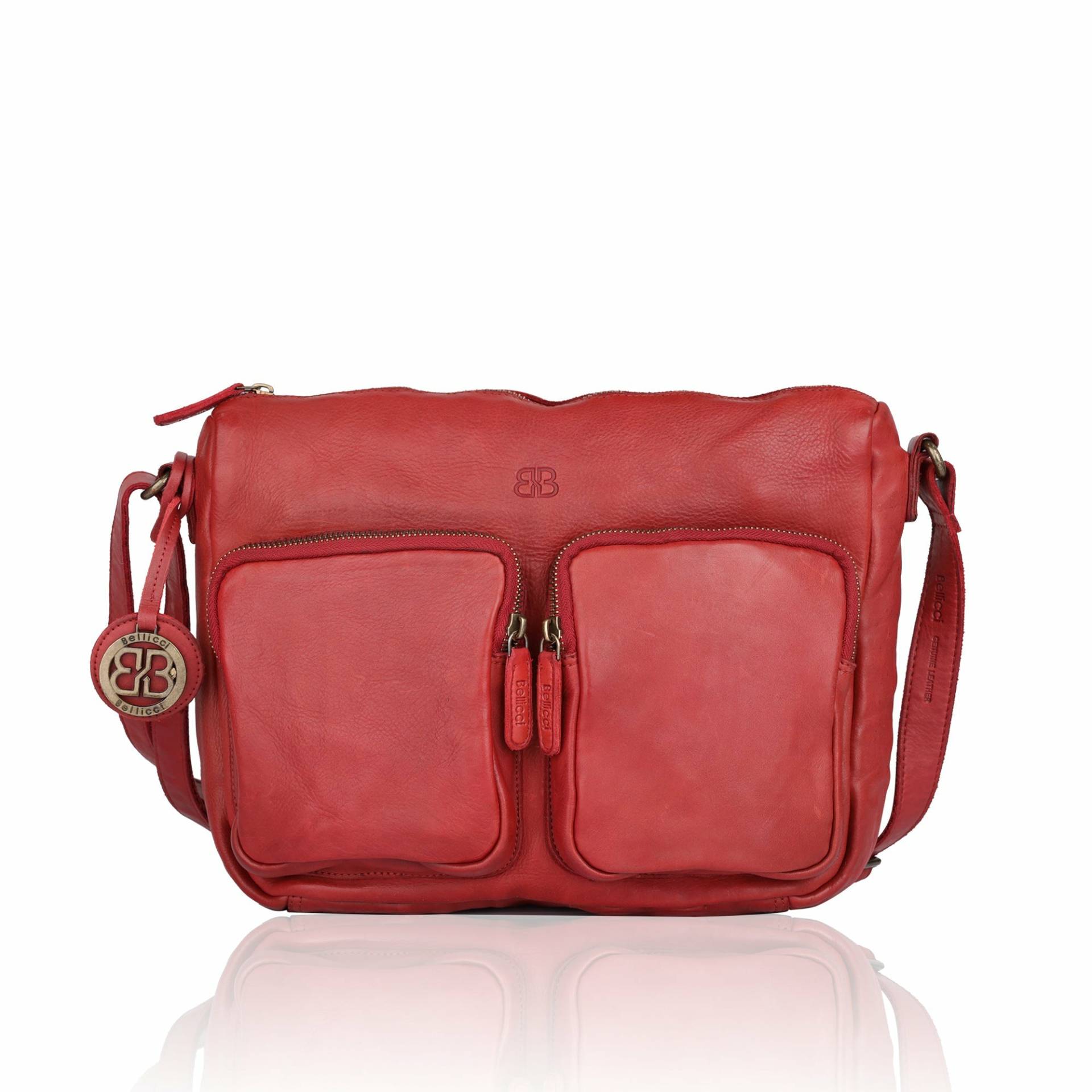 Umhängetasche Crisanta Cognac von Bellicci