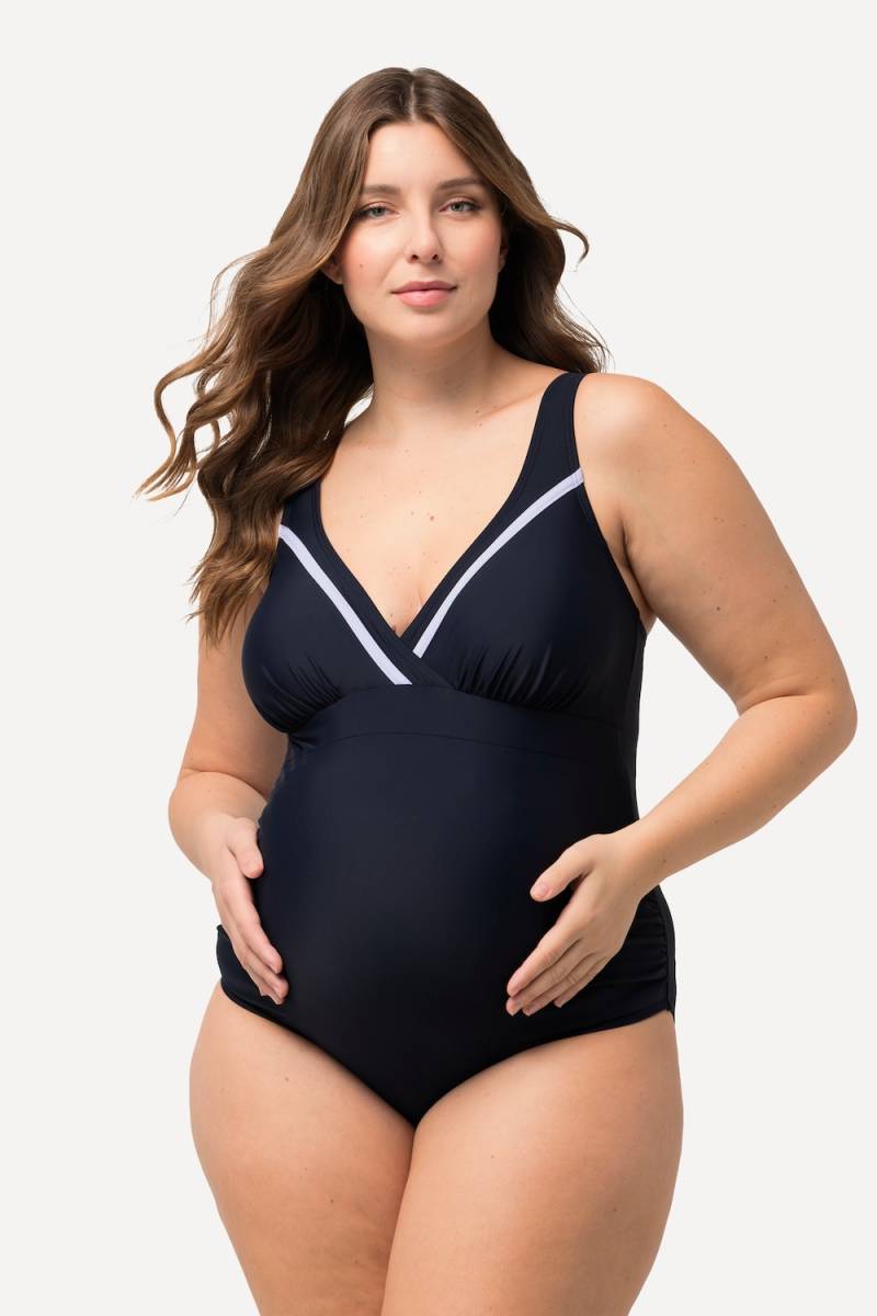 Große Größen Bellieva-Badeanzug, Damen, blau, Größe: 46, Synthetische Fasern, Ulla Popken Große Größen Bellieva-Badeanzug, Damen, blau, Größe: 46, Synthetische Fasern, Ulla Popken von Bellieva