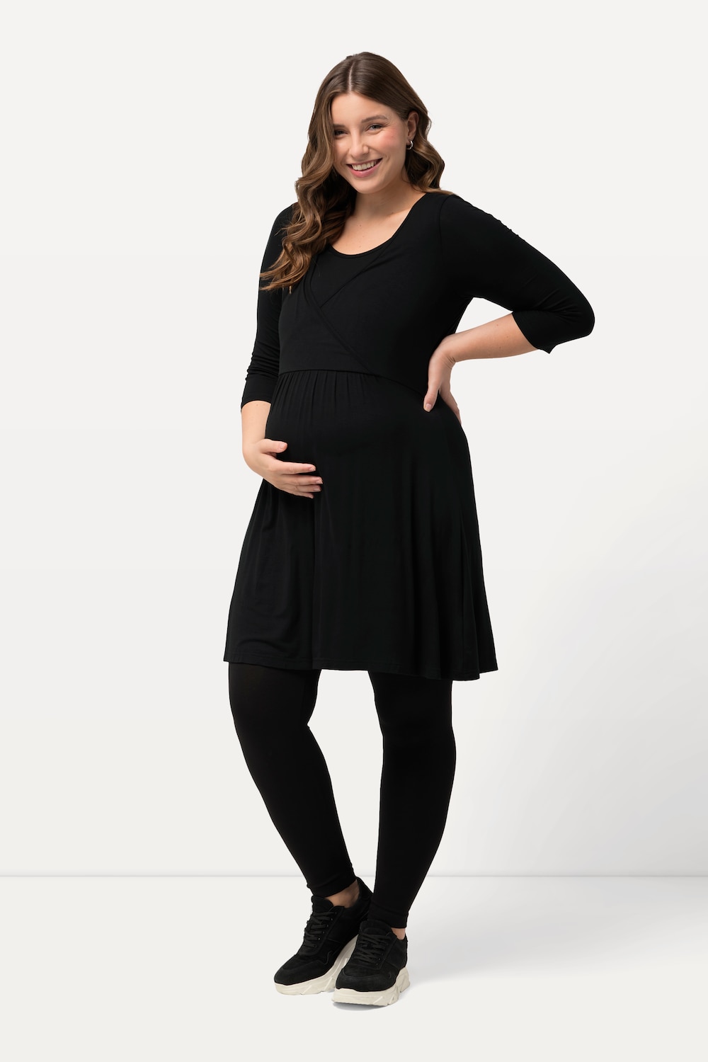 Große Größen Bellieva Longshirt, Damen, schwarz, Größe: 50/52, Viskose, Ulla Popken Große Größen Bellieva Longshirt, Damen, schwarz, Größe: 50/52, Viskose, Ulla Popken von Bellieva