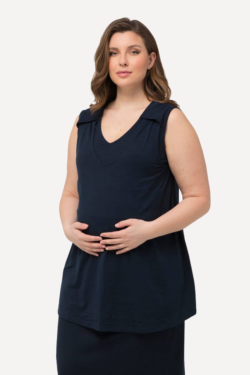 Große Größen Bellieva Longtop, Damen, blau, Größe: 58/60, Baumwolle, Ulla Popken von Bellieva