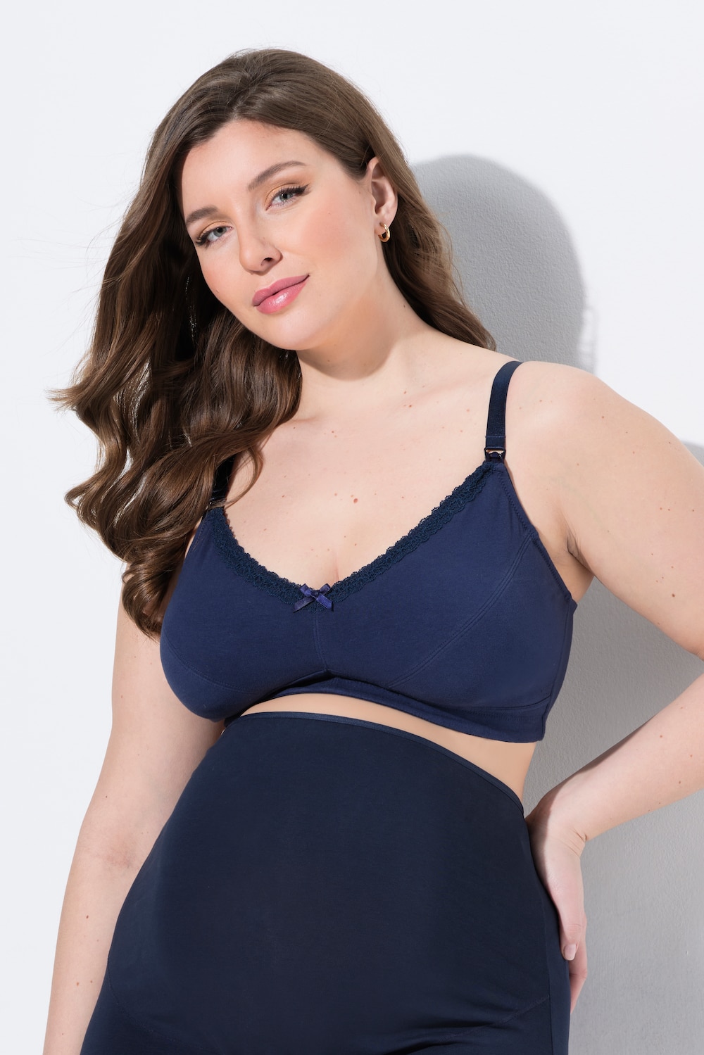 Große Größen Bellieva Still-BH, Damen, blau, Größe: 110C, Baumwolle, Ulla Popken von Bellieva