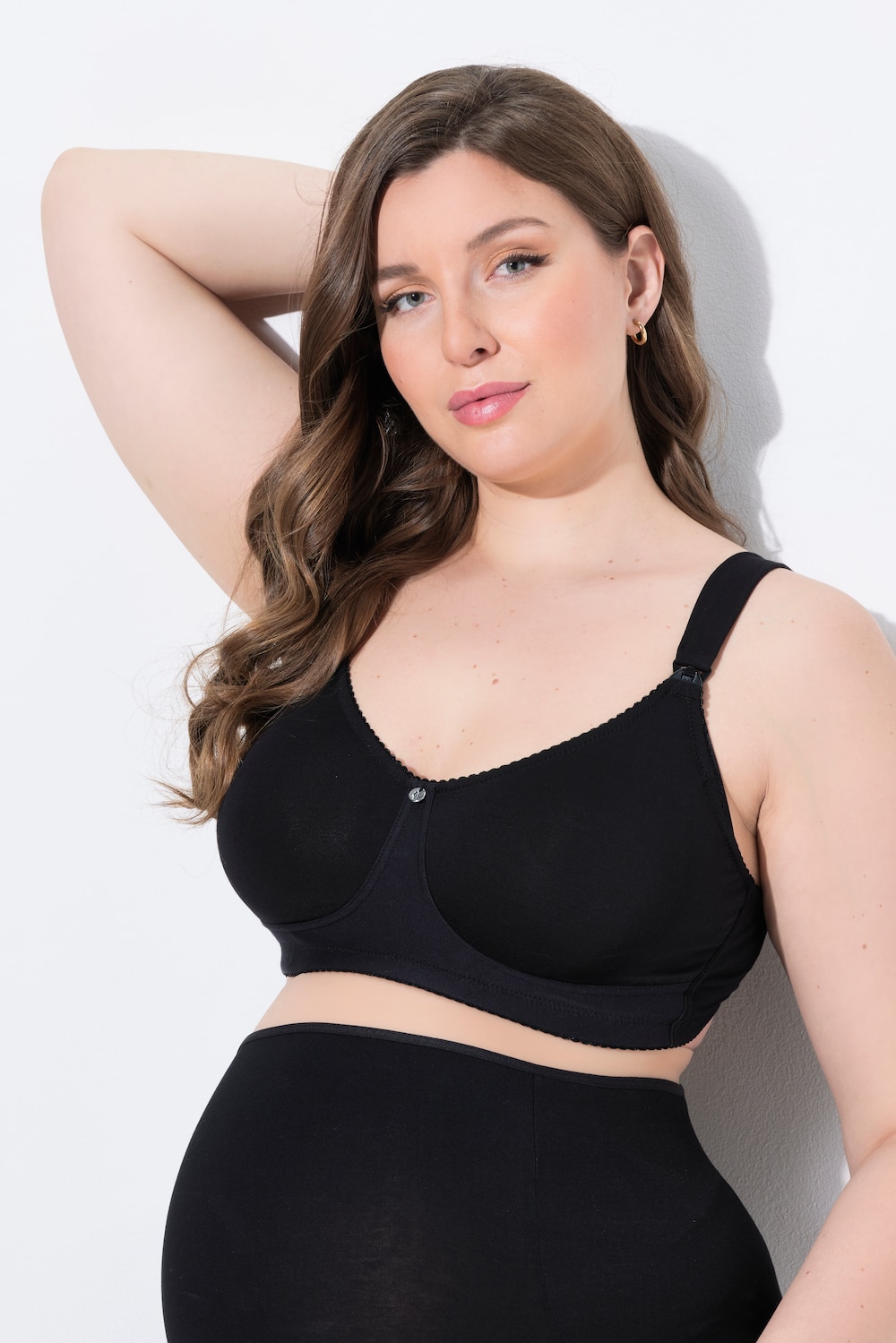Große Größen Bellieva Still-BH, Damen, schwarz, Größe: 90F, Baumwolle/Synthetische Fasern, Ulla Popken von Bellieva